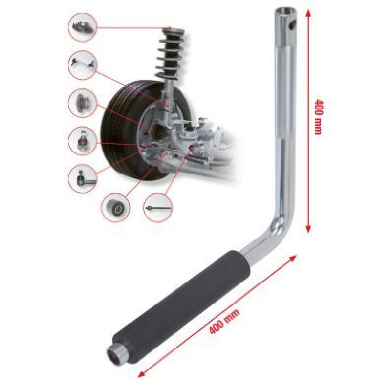 KS TOOLS Axle/Joint Play Detector