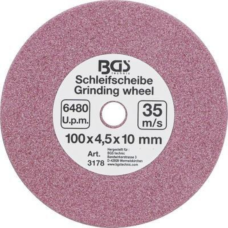 Schleifscheibe | für Art. 3180 | Ø 100 x 4,5 x 10 mm