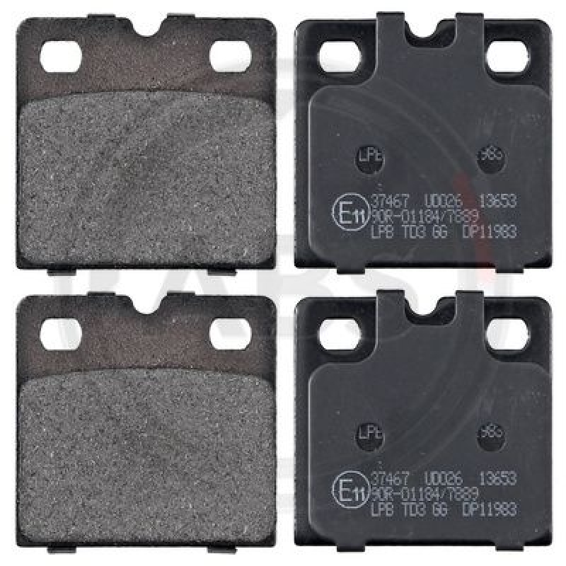 A.B.S. Brake Pad Set, disc parking brake