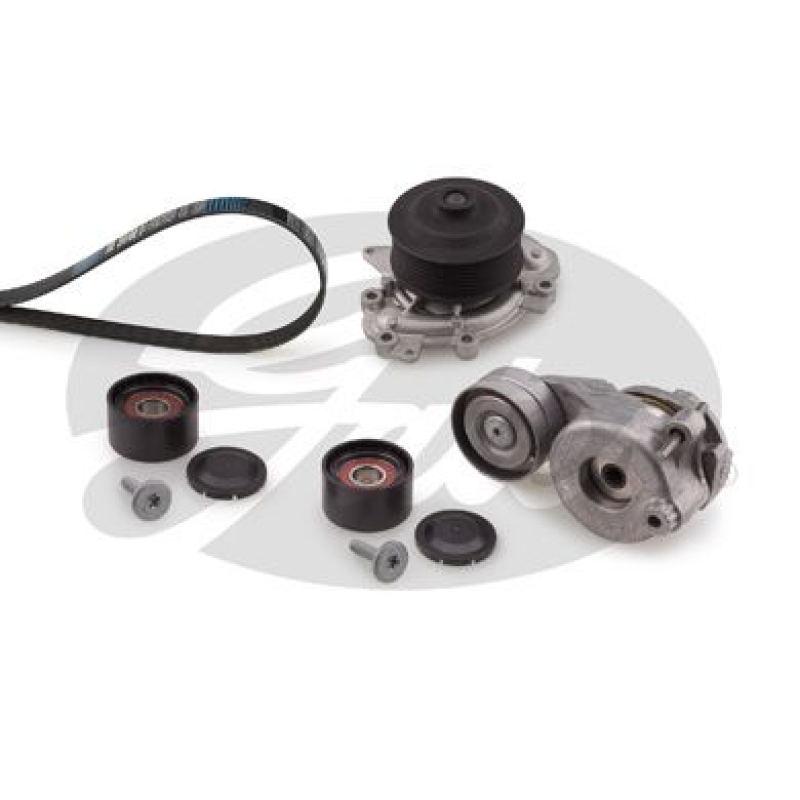 GATES Water Pump + V-Ribbed Belt Set Micro-V® Kit