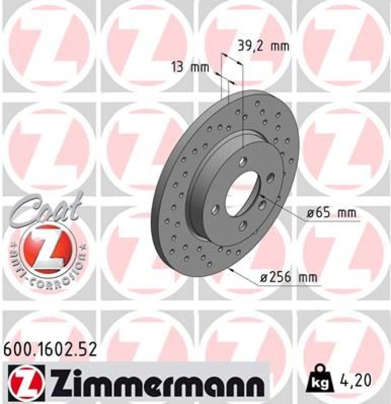 Zimmermann Sport Bremsscheiben + Zimmermann Bremsbeläge