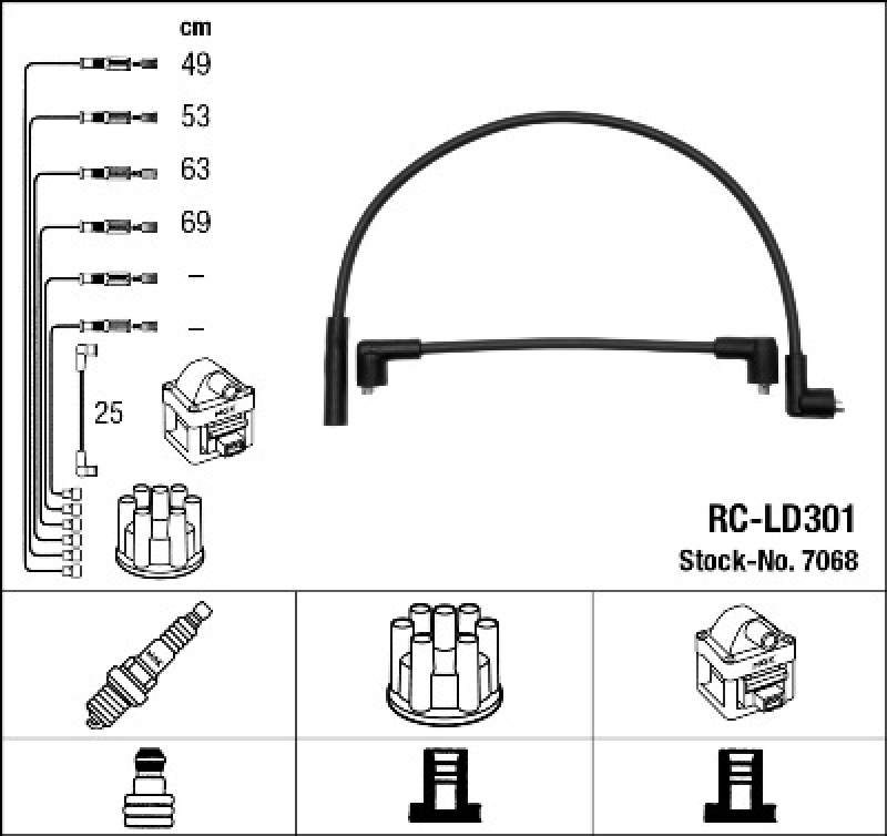 NGK Ignition Cable Kit