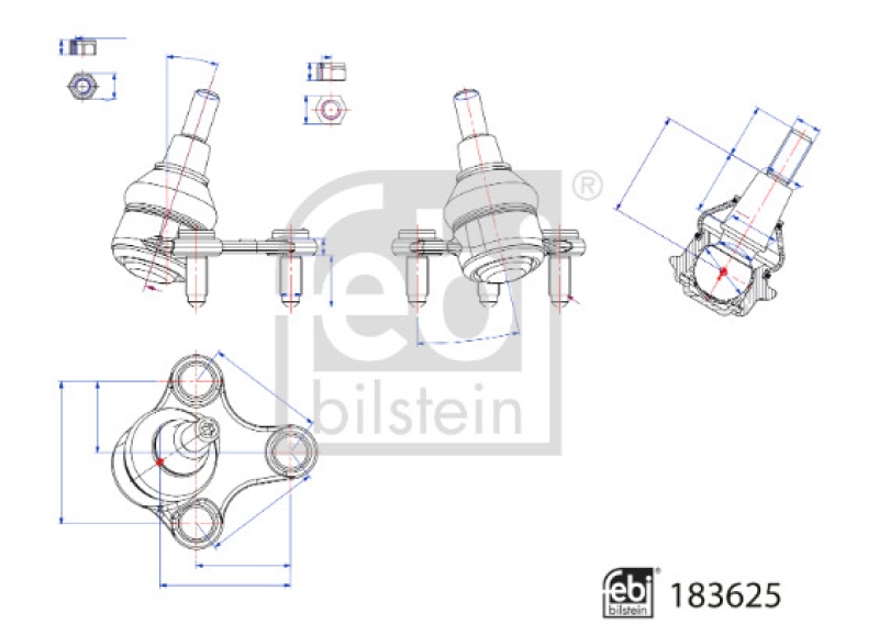 FEBI BILSTEIN Trag-/Führungsgelenk