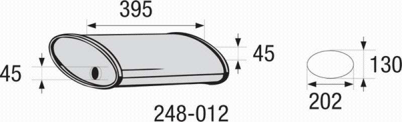 BOSAL Mittelschalldämpfer, Universal