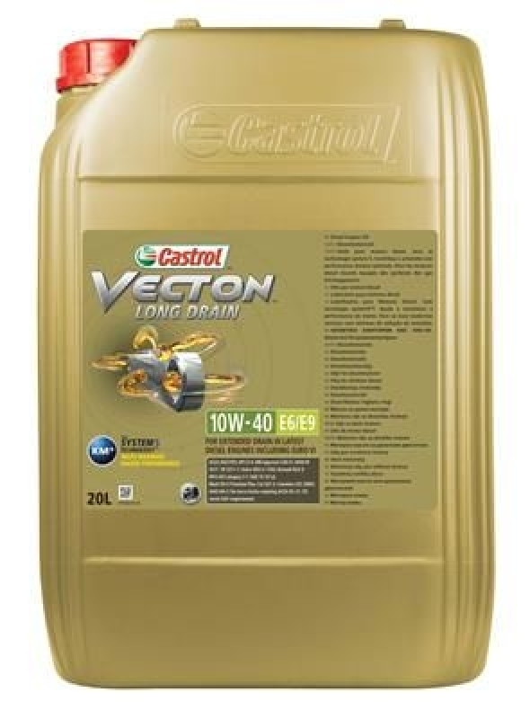 CASTROL Motoröl VECTON LONG DRAIN 10W-40 E6/E9