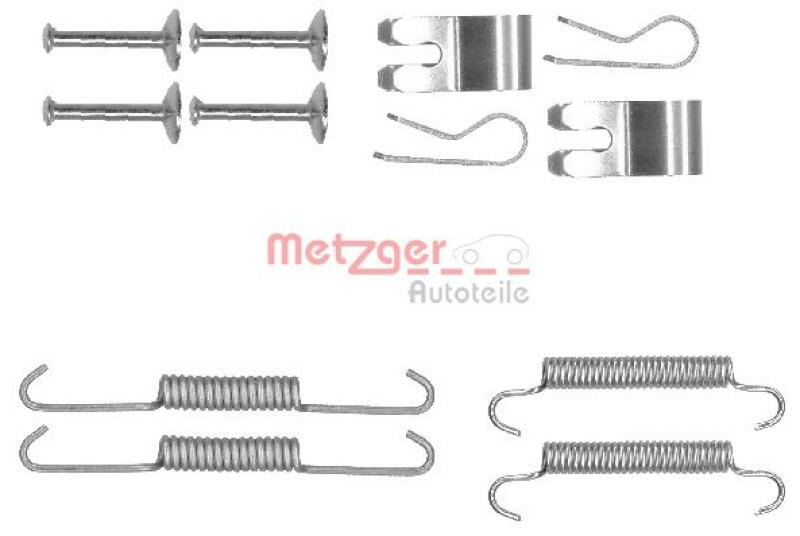 METZGER Accessory Kit, parking brake shoes