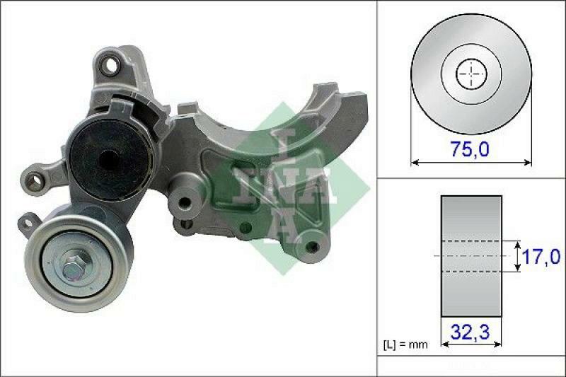 INA Tensioner Lever, v-ribbed belt