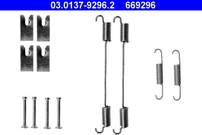 ATE Accessory Kit, brake shoes