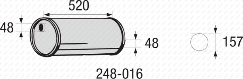 BOSAL Mittelschalldämpfer, Universal