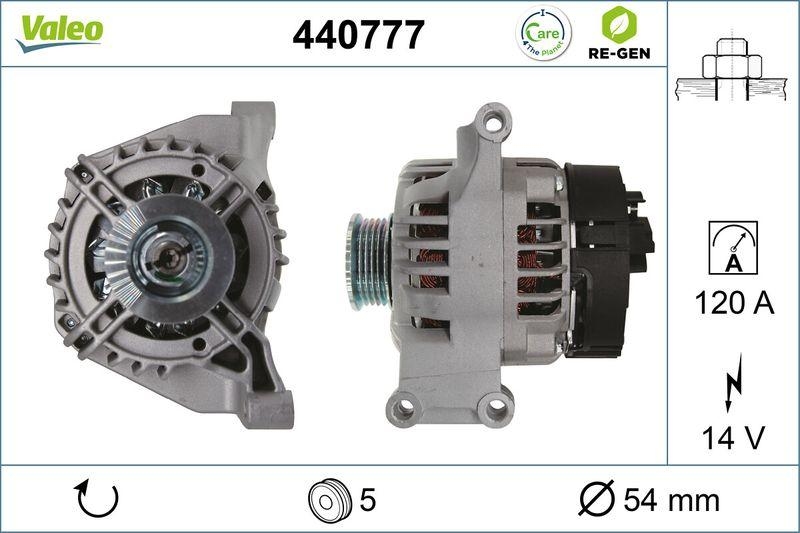 VALEO Alternator VALEO RE-GEN REMANUFACTURED