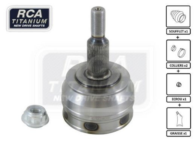 RCA FRANCE Joint Kit, drive shaft NEW CV JOINT