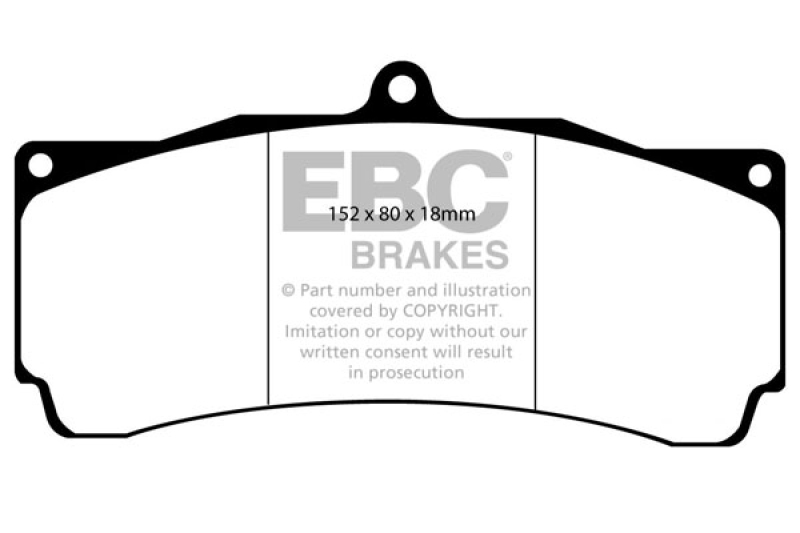 EBC Brakes Hochleistungs-Bremsbelagsatz