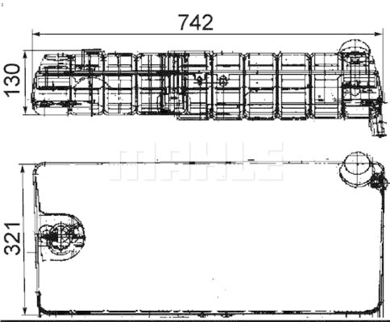 MAHLE Ausgleichsbehälter, Kühlmittel BEHR