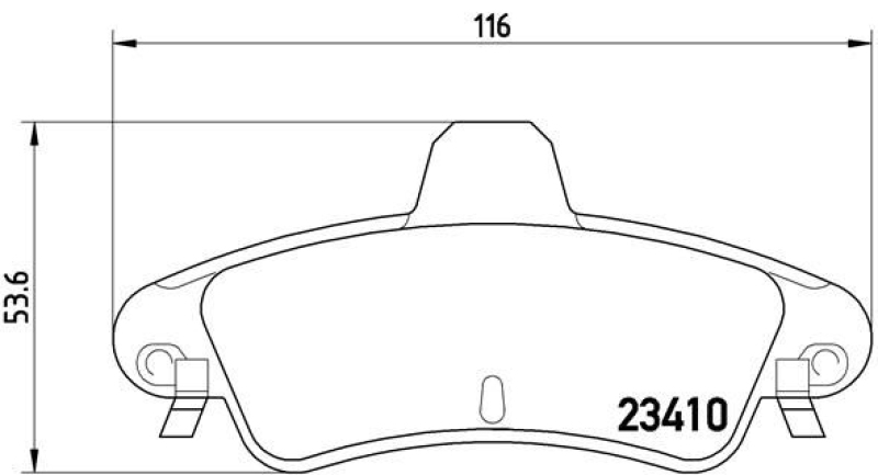 BREMBO Brake Pad Set, disc brake PRIME LINE