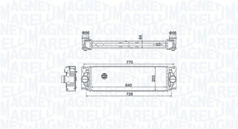 MAGNETI MARELLI Ladeluftkühler