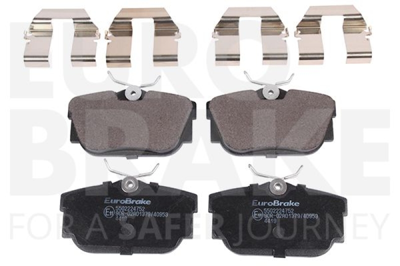 EUROBRAKE Brake Pad Set, disc brake