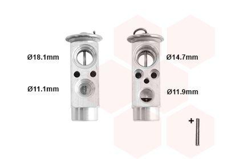 VAN WEZEL Expansion Valve, air conditioning