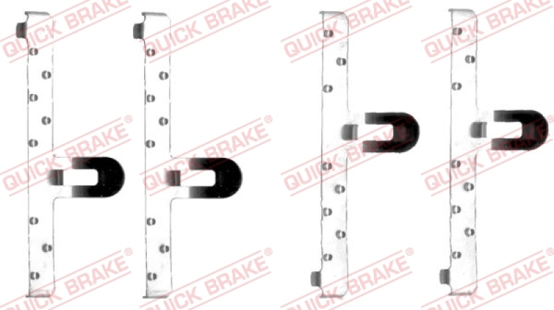 QUICK BRAKE Zubehörsatz, Scheibenbremsbelag