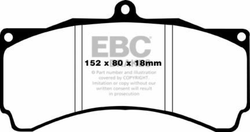 EBC Brakes Hochleistungs-Bremsbelagsatz