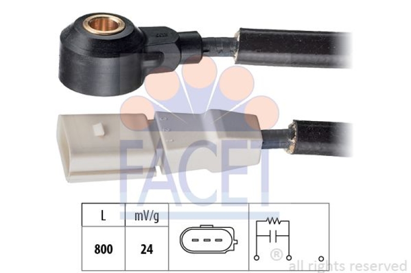 FACET Klopfsensor Made in Italy - OE Equivalent