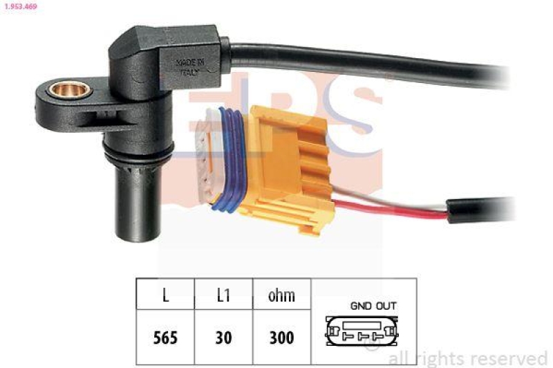 EPS Drehzahlsensor, Automatikgetriebe Made in Italy - OE Equivalent