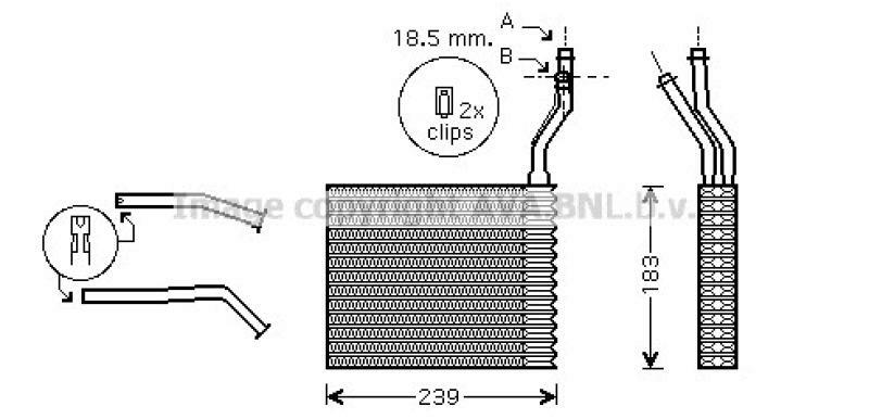 AVA QUALITY COOLING Wärmetauscher, Innenraumheizung