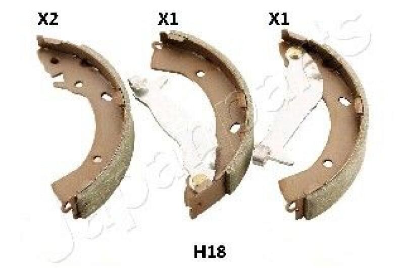 JAPANPARTS Brake Shoe Set