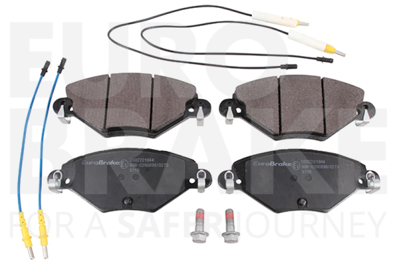 EUROBRAKE Brake Pad Set, disc brake