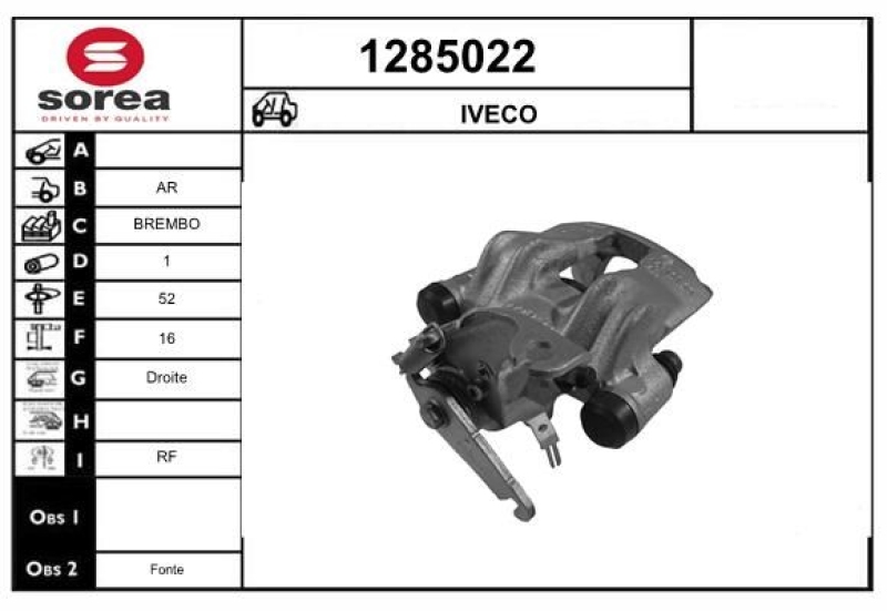 SNRA Brake Caliper