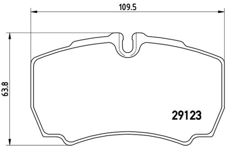 BREMBO Brake Pad Set, disc brake PRIME LINE