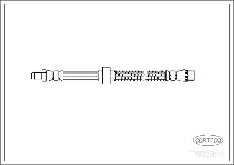 CORTECO Brake Hose