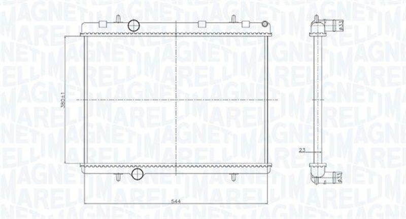 MAGNETI MARELLI Radiator, engine cooling