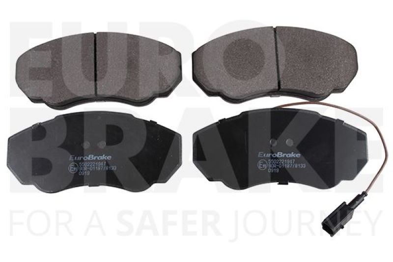 EUROBRAKE Brake Pad Set, disc brake