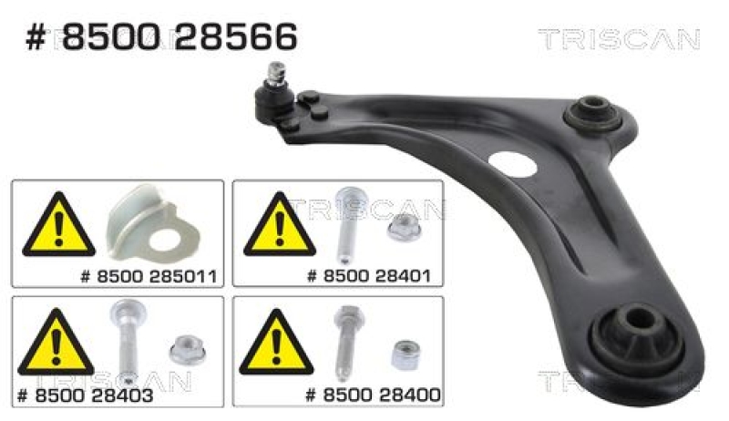 TRISCAN Track Control Arm