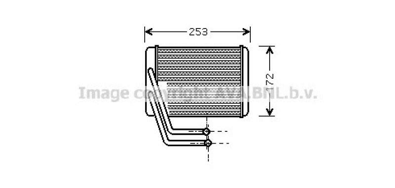 AVA QUALITY COOLING Wärmetauscher, Innenraumheizung