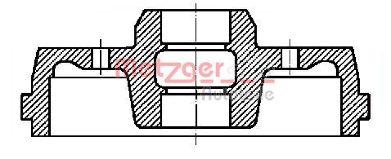 2x METZGER Bremstrommel