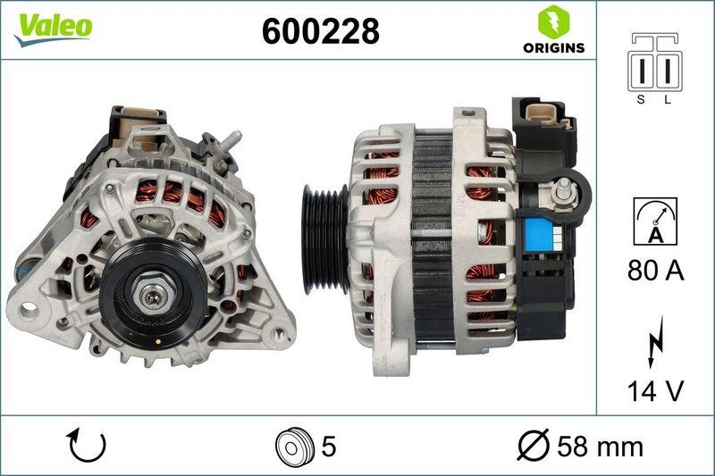 VALEO Alternator VALEO ORIGINS NEW