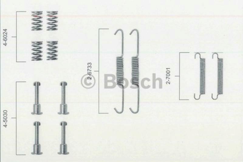 BOSCH Zubehörsatz, Feststellbremsbacken