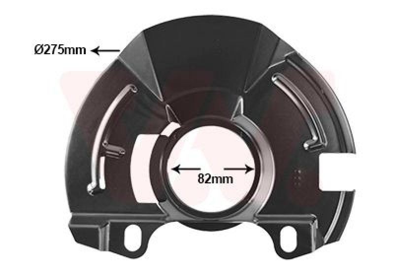 VAN WEZEL Spritzblech, Bremsscheibe