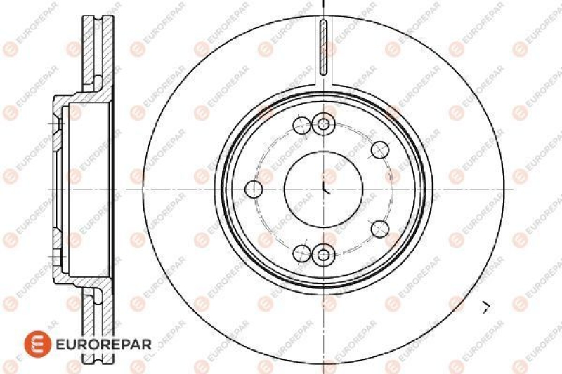 2x EUROREPAR Bremsscheibe