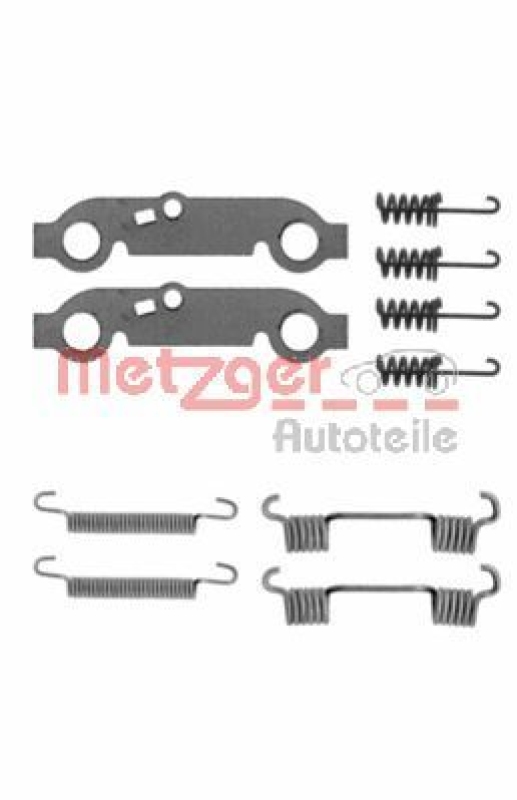 METZGER Accessory Kit, parking brake shoes