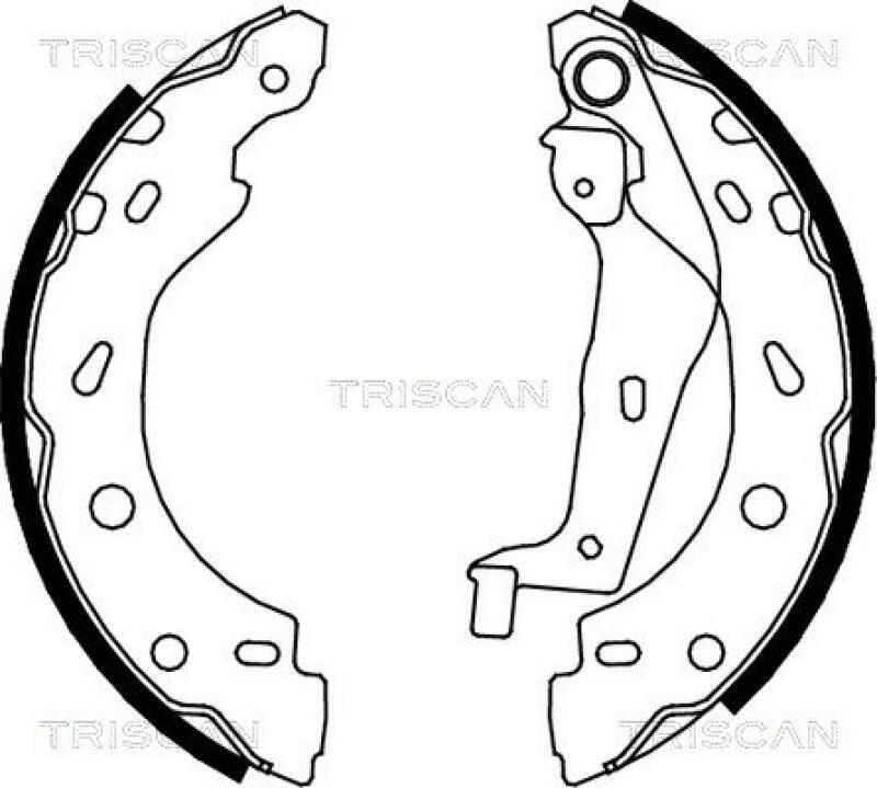 TRISCAN Bremsbackensatz