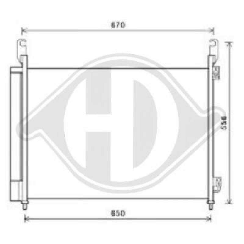 DIEDERICHS Condenser, air conditioning DIEDERICHS Climate