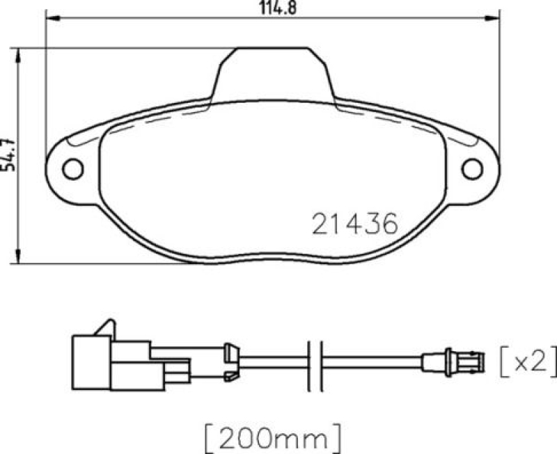 BREMBO Bremsbelagsatz, Scheibenbremse PRIME LINE