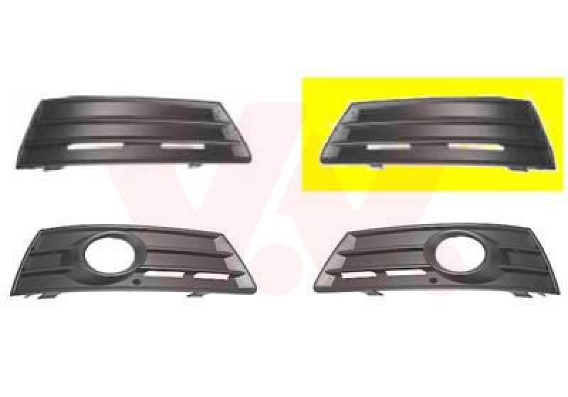 VAN WEZEL Ventilation Grille, bumper