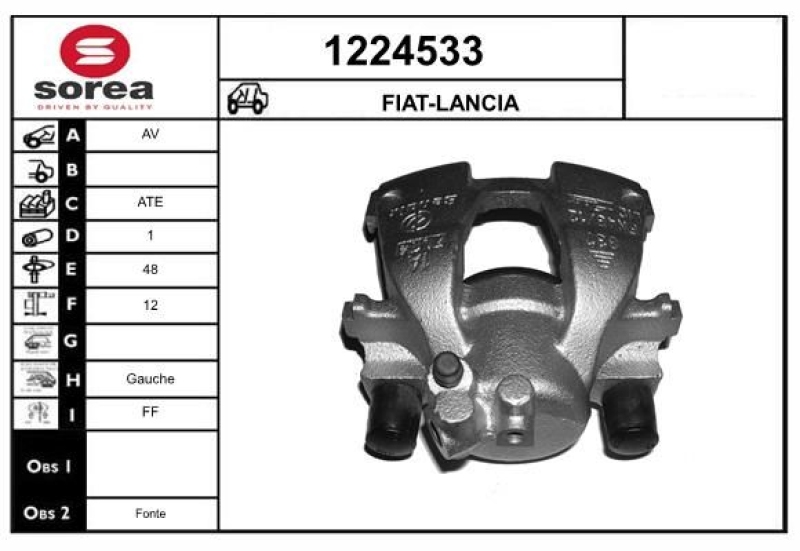 SNRA Brake Caliper