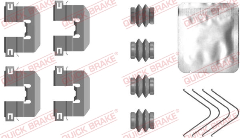 QUICK BRAKE Zubehörsatz, Scheibenbremsbelag