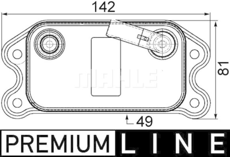 MAHLE Ölkühler, Motoröl BEHR *** PREMIUM LINE ***