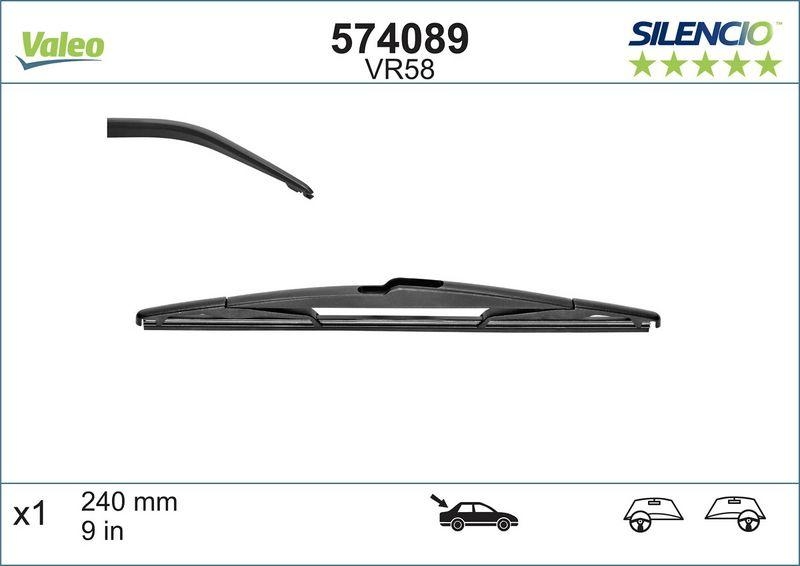 VALEO Wiper Blade SILENCIO REAR