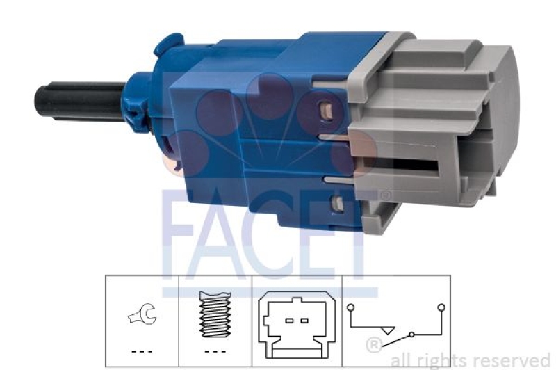 FACET Switch, clutch control (cruise control) Made in Italy - OE Equivalent